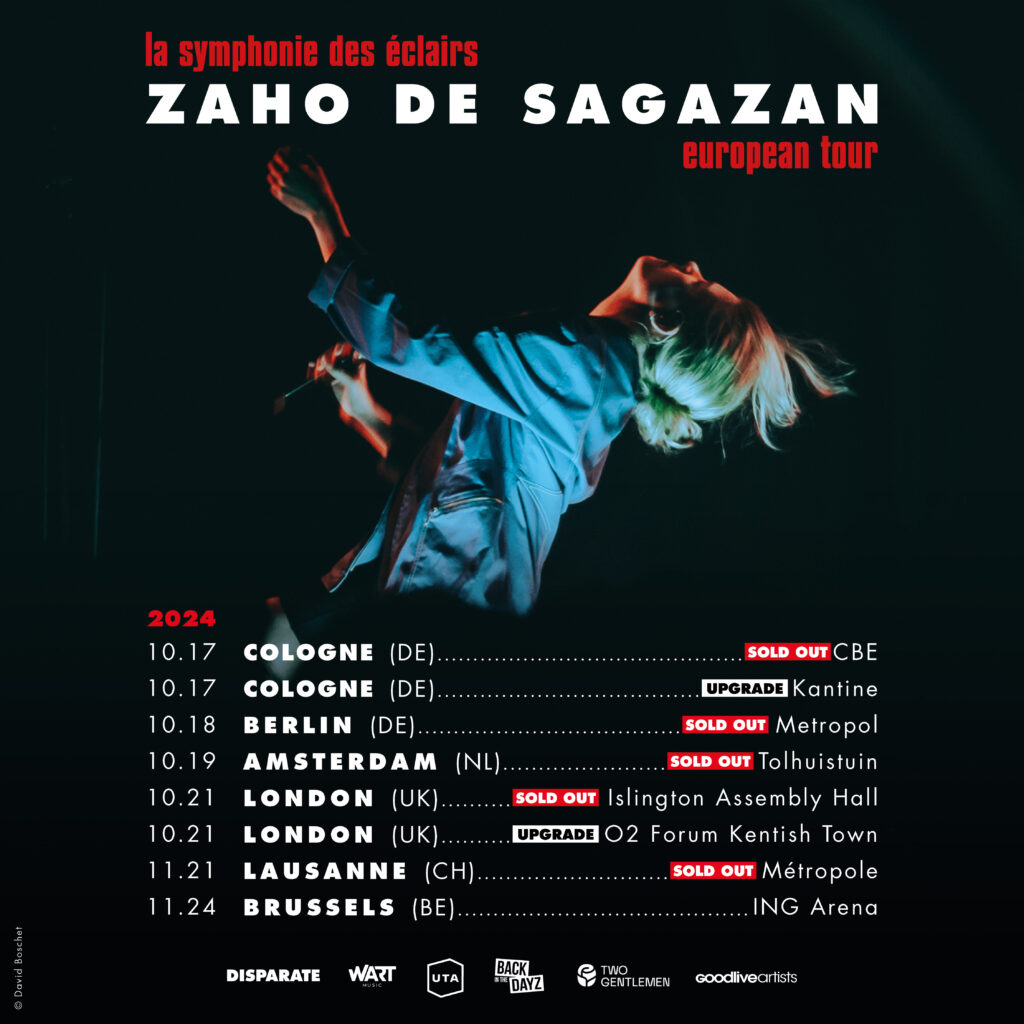 Zaho de Sagazan - European tour - update