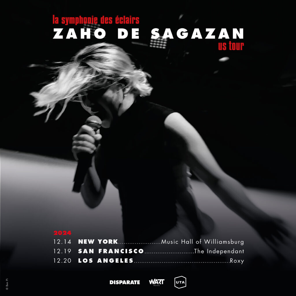 Zaho de Sagazan US Tour 2024 Ticket Wartiste